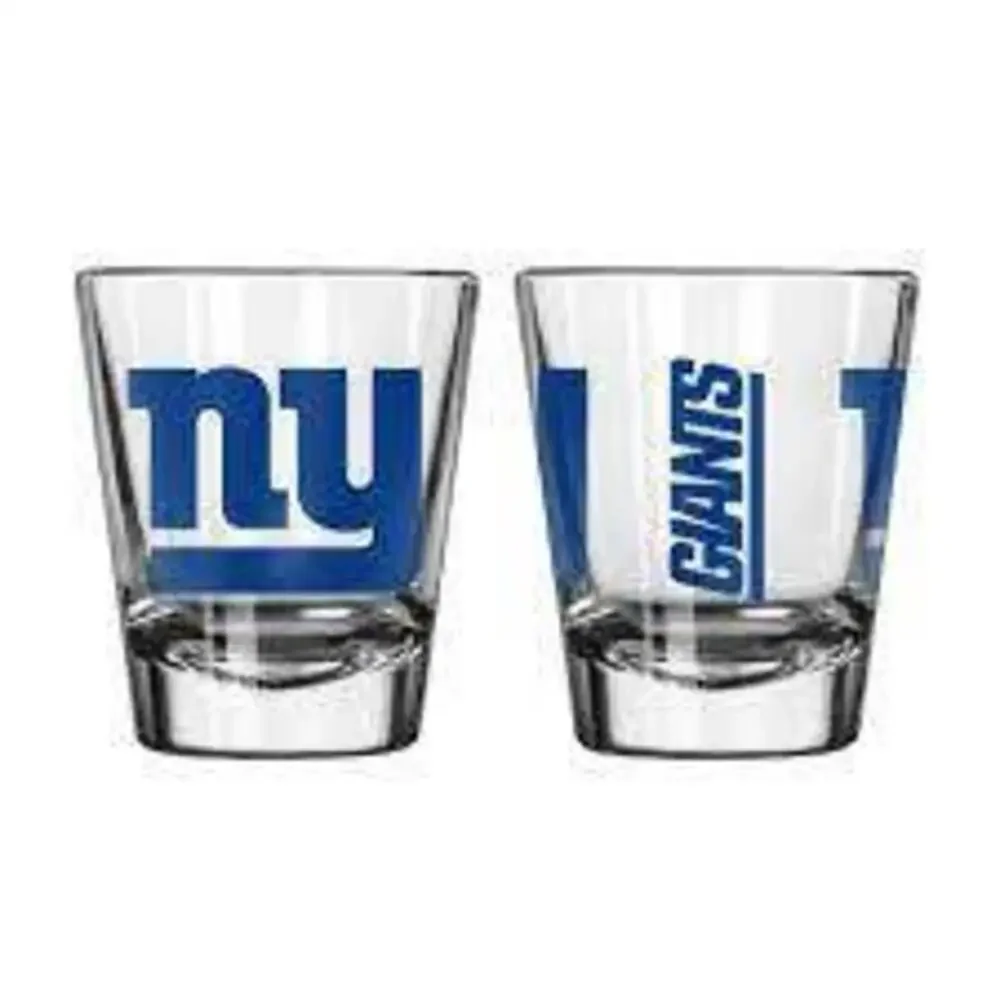 New York Giants Gameday Shot Glasses 2oz. 2-Pack